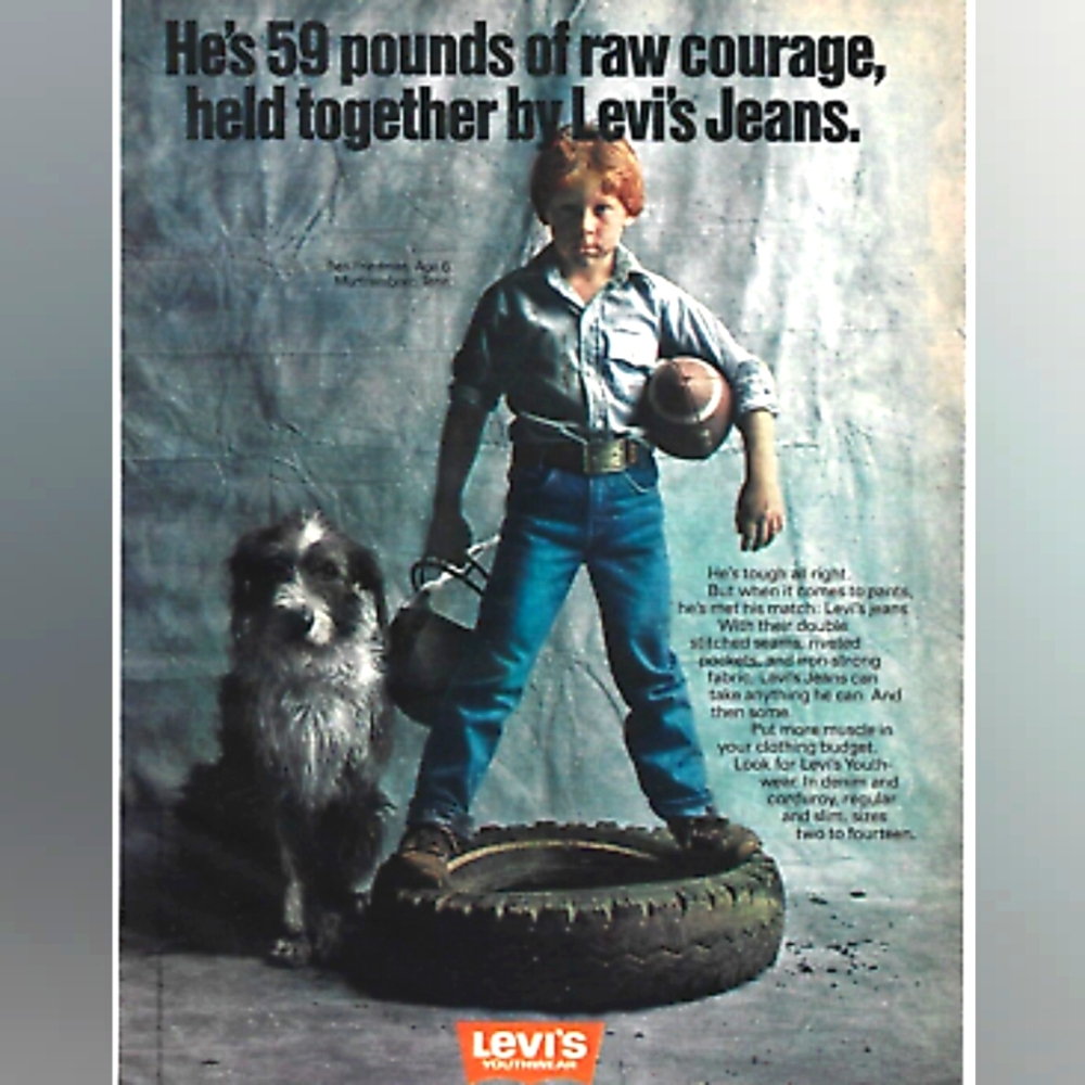 Vintage Kids Levis Orange Tab